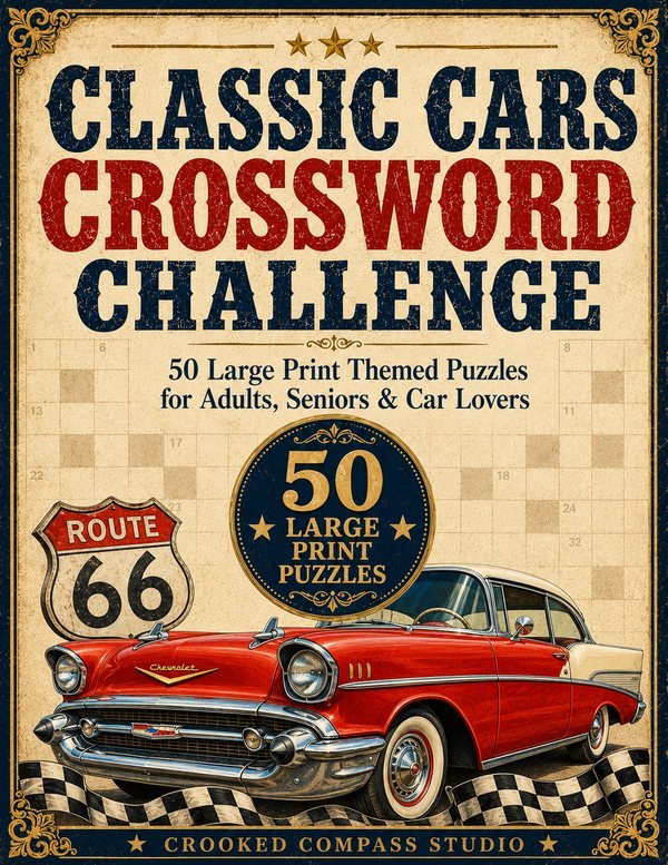 Classic Cars Crossword Challenge cover
