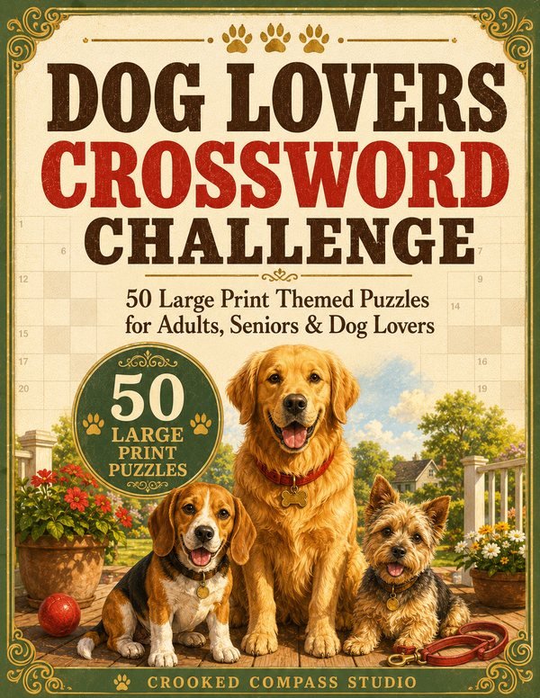 Dog Lovers Crossword Challenge cover