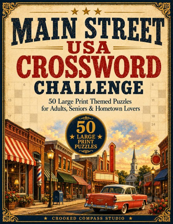 Main Street USA Crossword Challenge cover