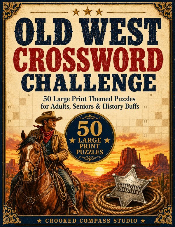 Old West Crossword Challenge cover