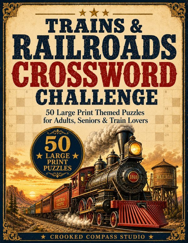 Trains and Railroads Crossword Challenge cover