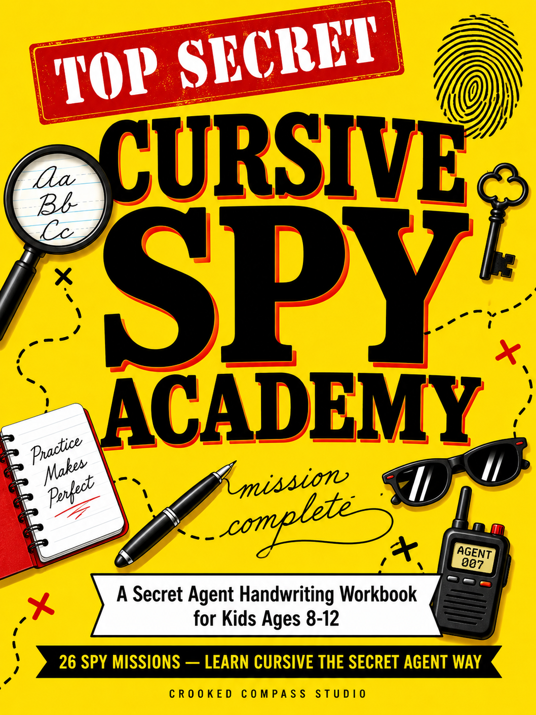 Cursive Spy Academy book cover
